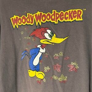 Woody Woodpecker long sleeve brown tee
